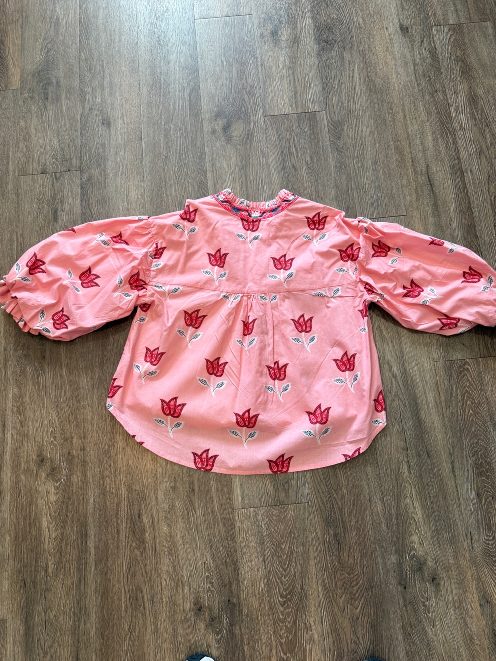 Printfresh Floral Balloon Sleeve Blouse - Picture 3 of 6